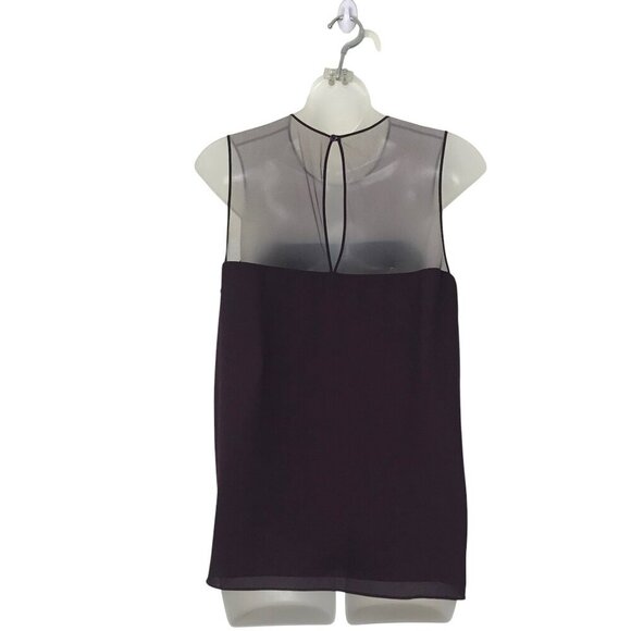 Aritzia Babaton Lionel Maroon Sleeveless Top Size S - Picture 6 of 10